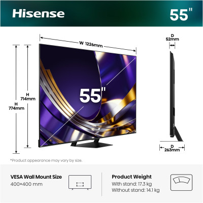 LED-телевізор Hisense 55U7S PRO (7263487) LED-телевізор Hisense 55U7S PRO (7263487)