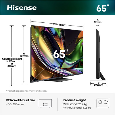 LED-телевізор Hisense 65UR8S (7263495) LED-телевізор Hisense 65UR8S (7263495)