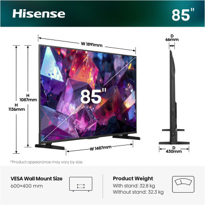 LED-телевізор Hisense 85E7S PRO (7263504) LED-телевізор Hisense 85E7S PRO (7263504)