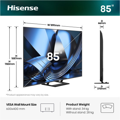 LED-телевізор Hisense 85U7SE (7263506) LED-телевізор Hisense 85U7SE (7263506)