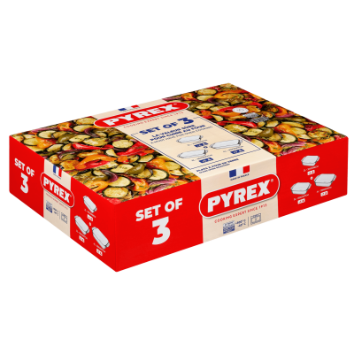 Набір форм для запікання Pyrex, 3 предмети (7263930)