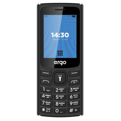 Мобільний телефон ERGO E243 Black (7231985)