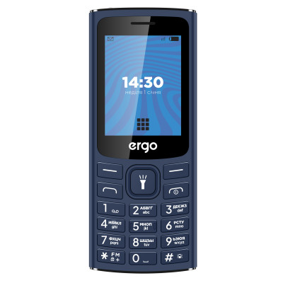 Мобільний телефон ERGO E243 Blue (7231986)