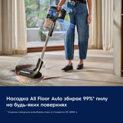 Акумуляторний пілосос Electrolux EP72AB21UG (7267920)