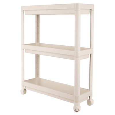 Етажерка 3-х ярусна Violet House 6015 Long Shelf 3 WHITE 54х18х67 см (7249026)