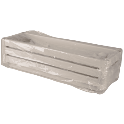 Етажерка 3-х ярусна Violet House 6015 Long Shelf 3 WHITE 54х18х67 см (7249026)