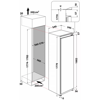 Морозильна камера Whirlpool WHSD18F013D1 (7168643)