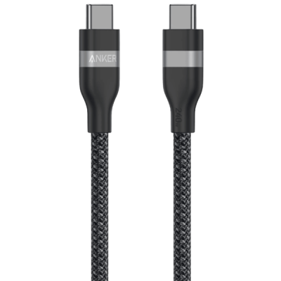 Кабель Anker USB-C to USB-C - 0.9m 240W Upcycled-Braided Black (7263066)
