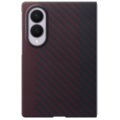 Чохол Samsung Fold 8 Wide Carbon Magnet Case EF-KF971SREGUA Red (7292257)