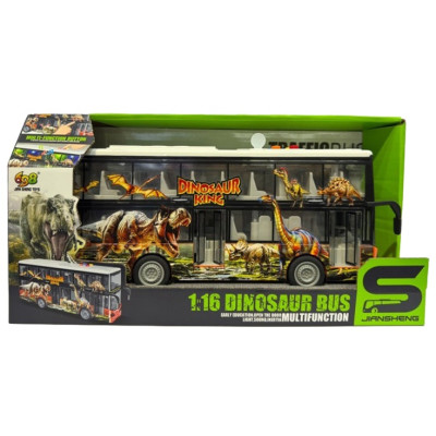 Іграшка CARS S Автобус двоповерховий з динозаврами 1:16 (CJ-4833205) (7259625) Іграшка CARS S Автобус двоповерховий з динозаврами 1:16 (CJ-4833205) (7259625)