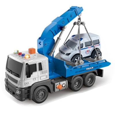 Іграшка CARS S Евакуатор з краном та поліцейською машиною 1:16 (CJ-2180222) (7259644)