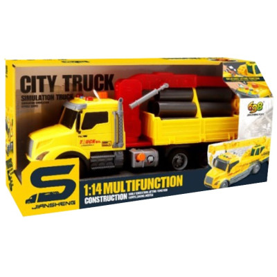Іграшка CARS S Вантажівка з трубами 1:14 (CJ-4479348) (7259659) Іграшка CARS S Вантажівка з трубами 1:14 (CJ-4479348) (7259659)