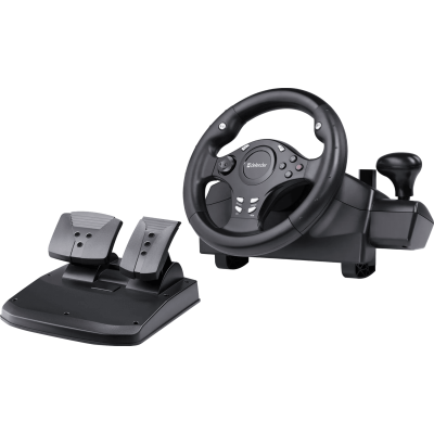 Ігрове кермо Defender Rager Black (64067) (7293241) Ігрове кермо Defender Rager Black (64067) (7293241)