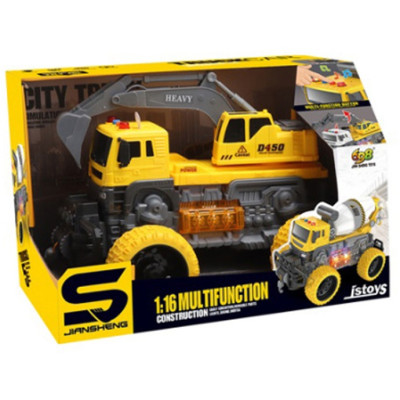 Іграшка CARS S Кран-позашляховик жовтий 1:16 (CJ-3989844) (7259649) Іграшка CARS S Кран-позашляховик жовтий 1:16 (CJ-3989844) (7259649)