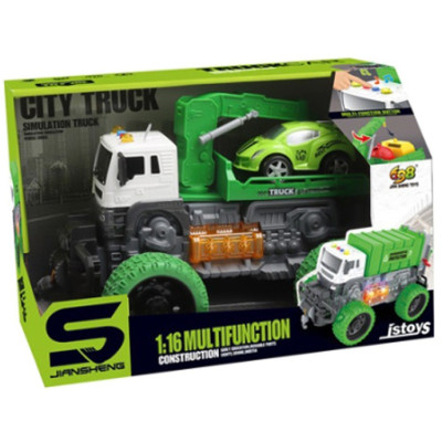 Іграшка CARS S Евакуатор-позашляховик зелений з машинкою 1:16 (CJ-3989183) (7259650) Іграшка CARS S Евакуатор-позашляховик зелений з машинкою 1:16 (CJ-3989183) (7259650)