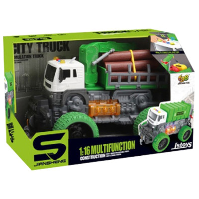 Іграшка CARS S Лісовоз-позашляховик з краном 1:16 (CJ-3989895) (7259652)