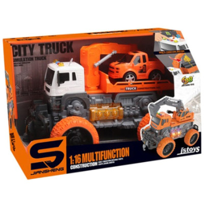 Іграшка CARS S Евакуатор-позашляховик помаранчевий з машинкою 1:16 (CJ-3989860) (7259654) Іграшка CARS S Евакуатор-позашляховик помаранчевий з машинкою 1:16 (CJ-3989860) (7259654)