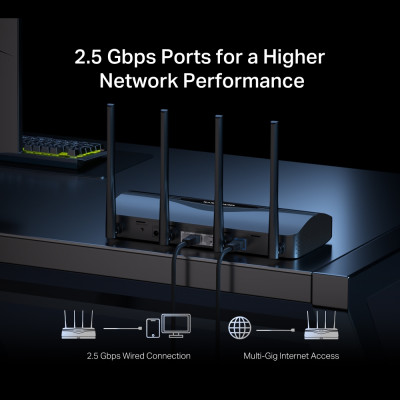 Бездротовий маршрутизатор Mercusys MR27BE BE3600 (7231107) Бездротовий маршрутизатор Mercusys MR27BE BE3600 (7231107)