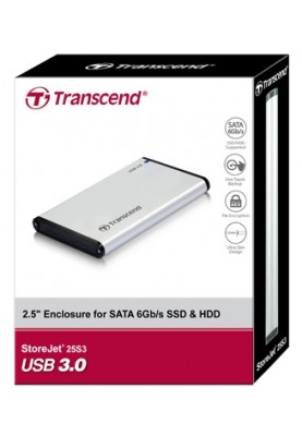 Зовнішня кишеня для SSD/HDD Transcend Case StoreJet TS0GSJ25S3 2.5" (6234216)