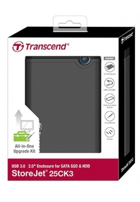 Зовнішній карман для SSD/HDD Transcend Case StoreJet TS0GSJ25CK3 2.5" (6307141)