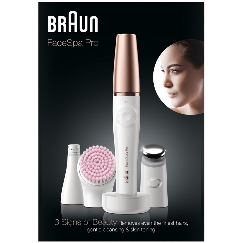 Епілятор для обличчя Braun FaceSpa Pro 912 (6389741)