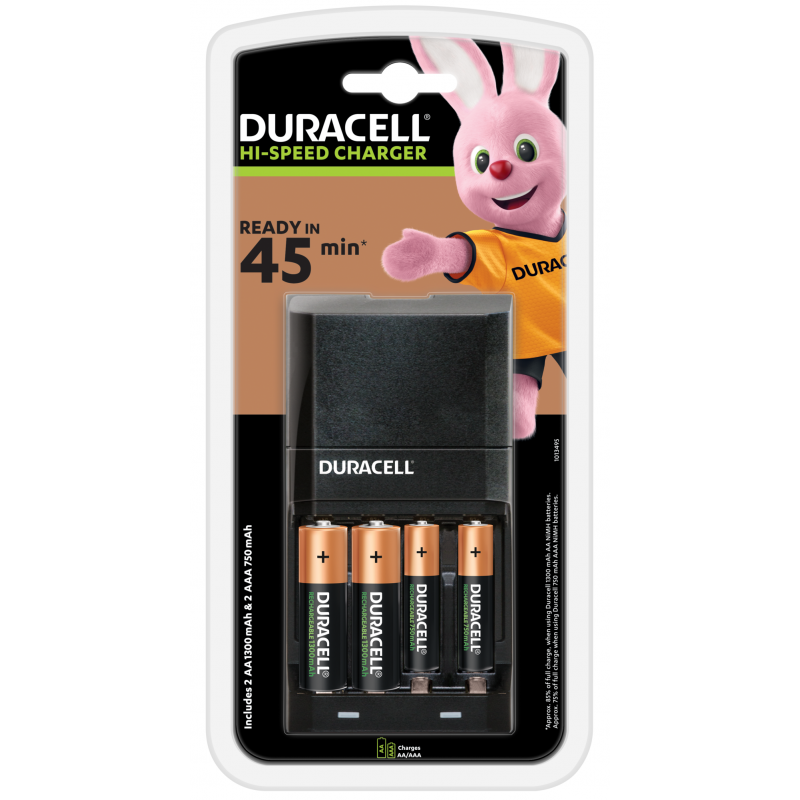 Зарядний пристрій Duracell CEF27+ 2AA1300 + 2AAА750 (6395538)