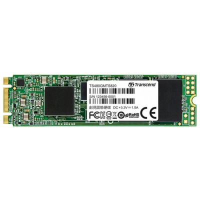 SSD накопичувач Transcend MTS820S 480GB SATA 3D TLC (TS480GMTS820S) (6462252)