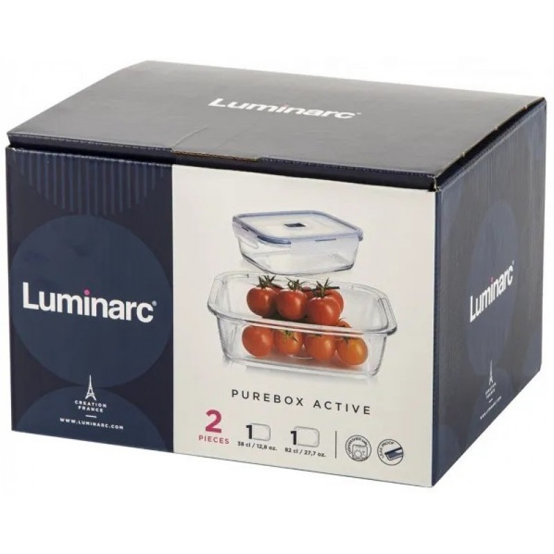 Набір контейнерів LUMINARC PURE BOX ACTIVE, 2 шт (6484996)