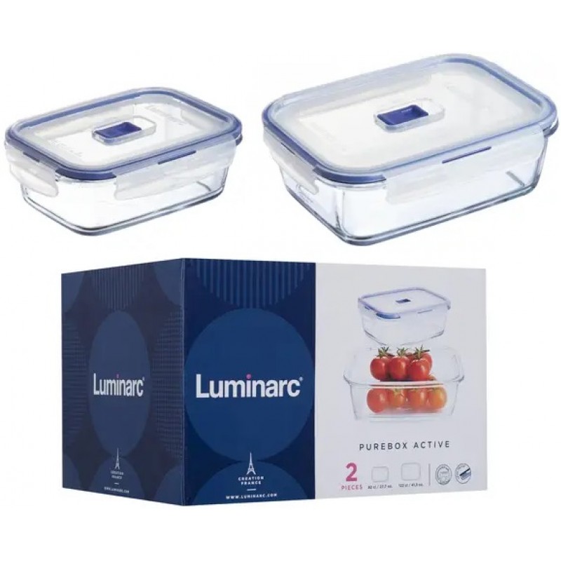 Набір контейнерів LUMINARC PURE BOX ACTIVE, 2 шт (6484996)