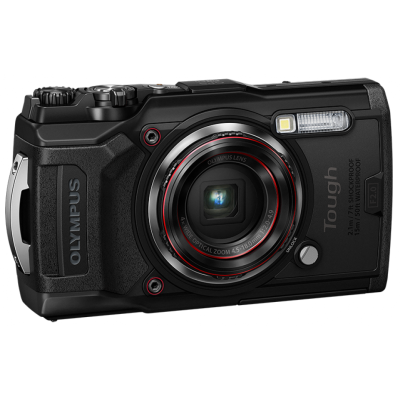 Цифрова камера Olympus TG-6 Black (Waterproof - 15m; GPS; 4K; Wi-Fi) (6500897)