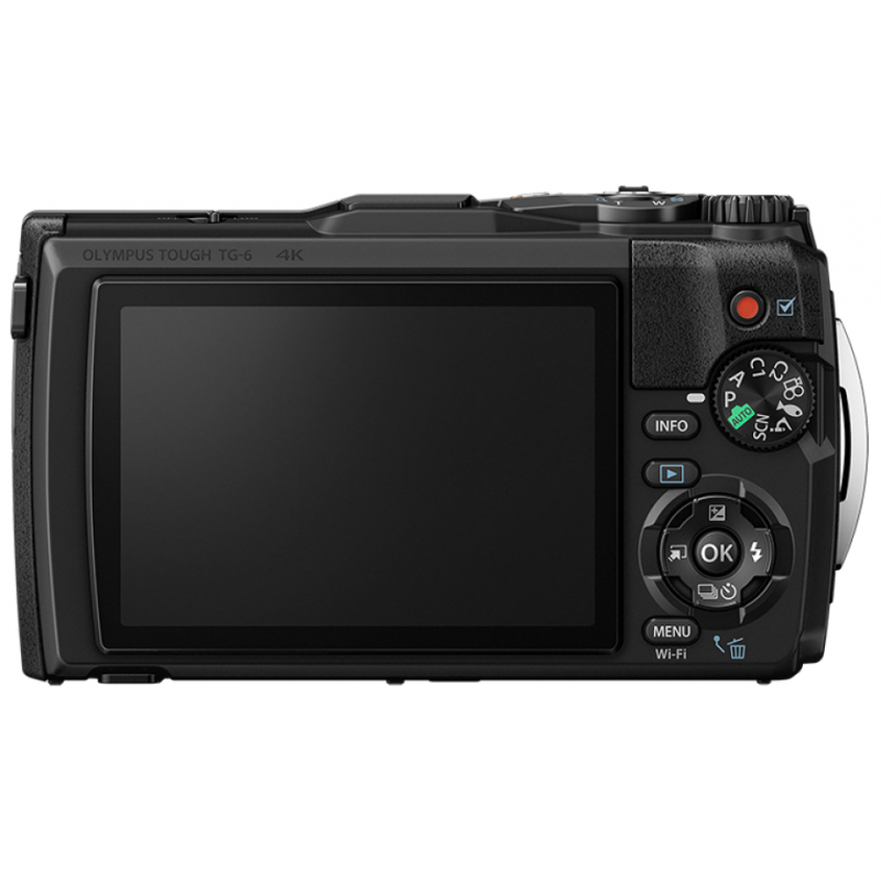 Цифрова камера Olympus TG-6 Black (Waterproof - 15m; GPS; 4K; Wi-Fi) (6500897)