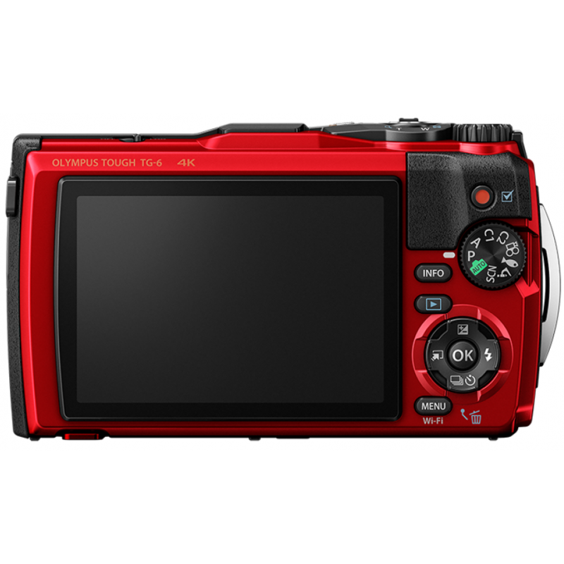 Цифрова камера Olympus TG-6 Red (Waterproof - 15m; GPS; 4K; Wi-Fi) (6500899)