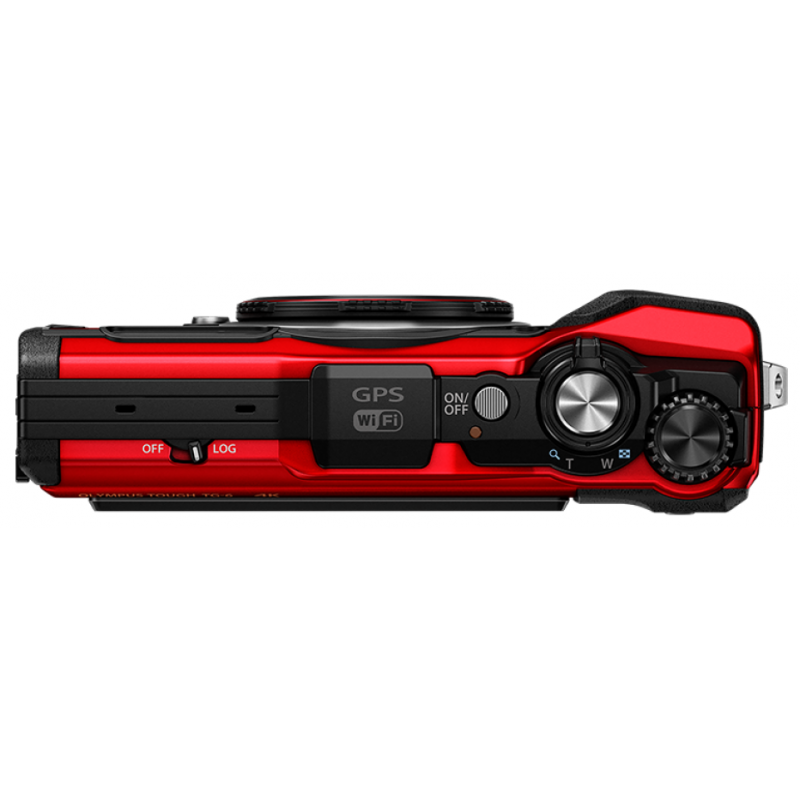 Цифрова камера Olympus TG-6 Red (Waterproof - 15m; GPS; 4K; Wi-Fi) (6500899)