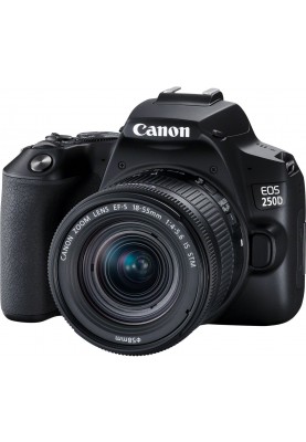 Цифрова зеркальна фотокамера Canon EOS 250D Kit 18-55 IS STM Black (6500425)