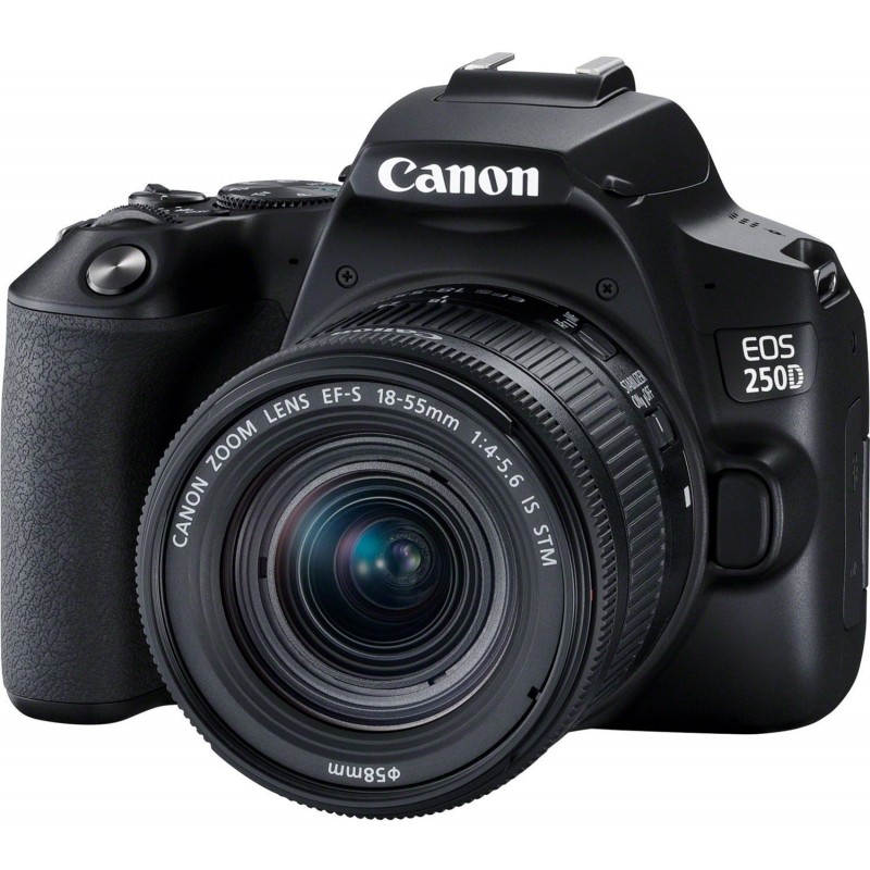 Цифрова дзеркальна фотокамера Canon EOS 250D Kit 18-55 IS STM Black (6500425)