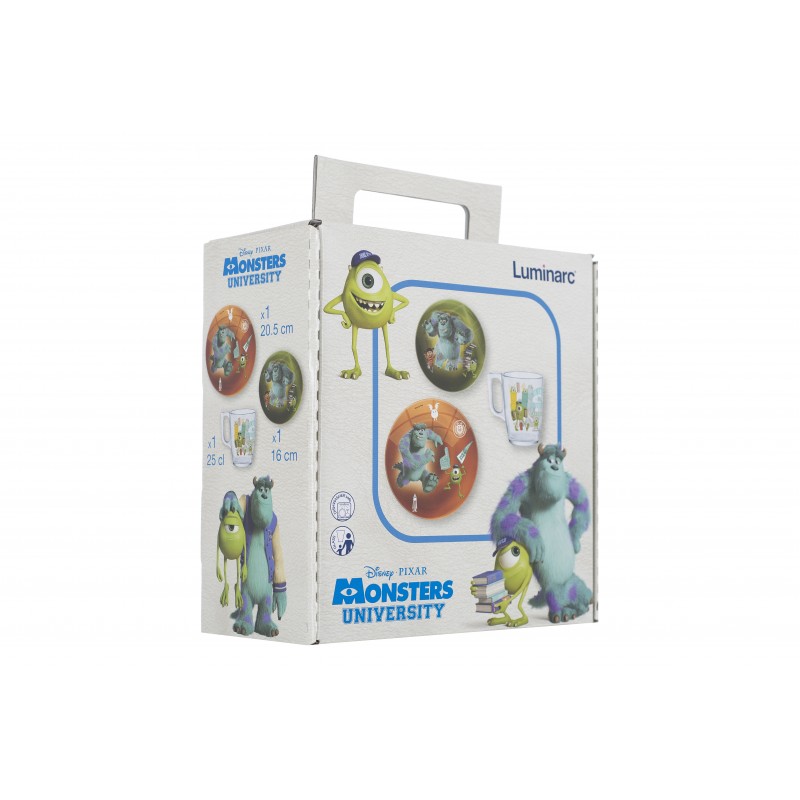 Набір дитячий Luminarc Disney Monsters, 3 предмети (6517359)