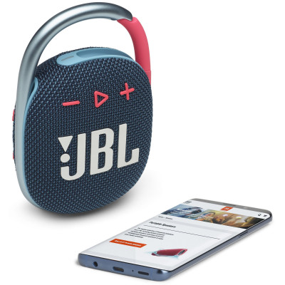 Портативна колонка JBL Clip 4 (JBLCLIP4BLUP) Blue Pink (6652407)