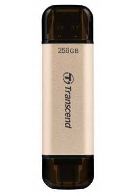 Flash Drive Transcend JetFlash 930C 256GB USB 3.2/Type-C Gold-Black (TS256GJF930C) (6716870)