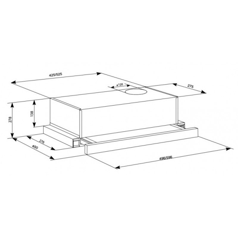 Витяжка Eleyus BREEZE 470 60 BL (6570572)