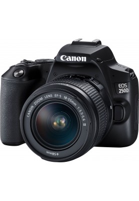 Цифрова дзеркальна фотокамера Canon EOS 250D kit 18-55 DC III Black (6520070)