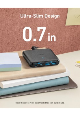 Мережевий зарядний пристрій Anker PowerPort 543 Atom III Slim 4-65W 2&2xUSB-C PIQ3.0 (6809296)