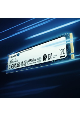 SSD накочувач Kingston M.2 250GB NV2 2280 PCIe 4.0 NVMe SSD (SNV2S/250G) (6822683)