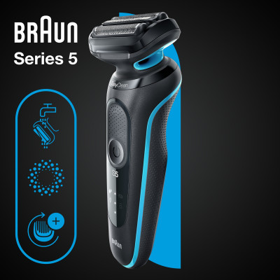 Електробритва Braun Series 5 51-M1000s Black/Mint (6826900)