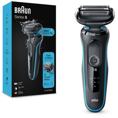 Електробритва Braun Series 5 51-M1000s Black/Mint (6826900)