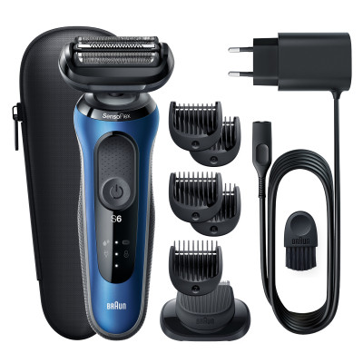 Електробритва Braun Series 6 61-B1500s Blue/Black (6826908)