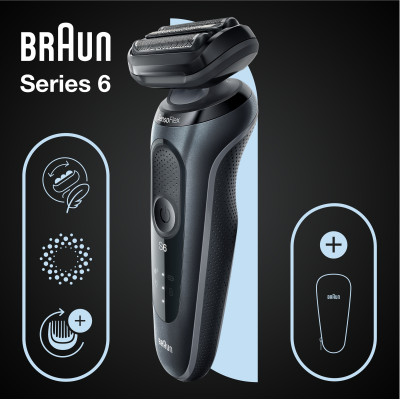 Електробритва Braun Series 6 61-N1000s Black/Black
 (6826907)