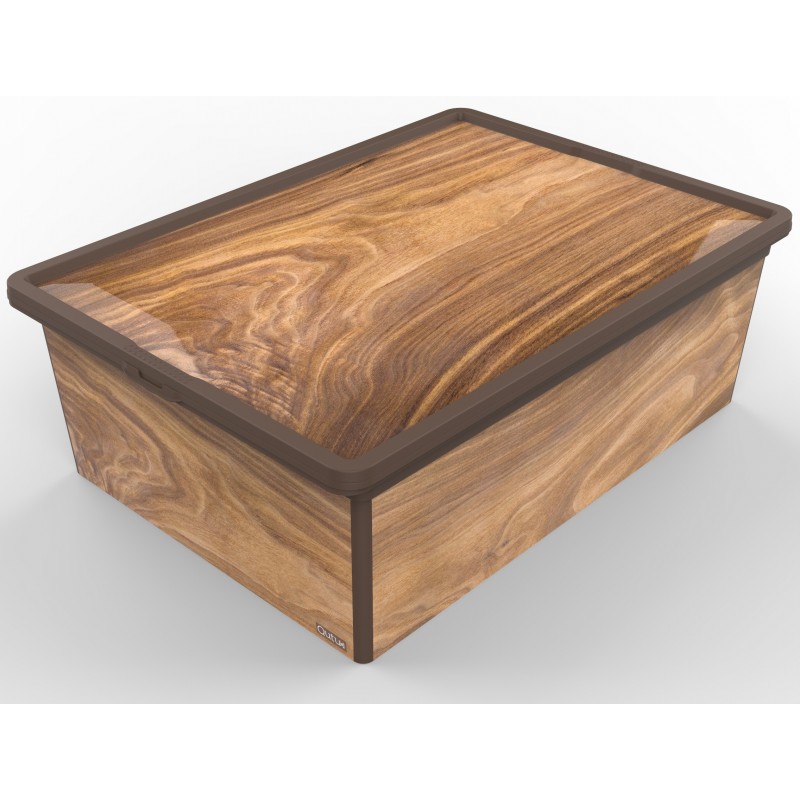 Контейнер Qutu Trend Box Wood, 25л (6835521)