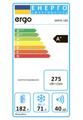 Холодильник ERGO MRFN-180 (6854345)