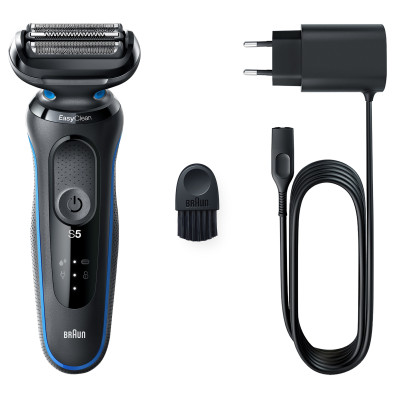 Електробритва Braun Serie 5 51-B1000 Black/Blue (6851747)
