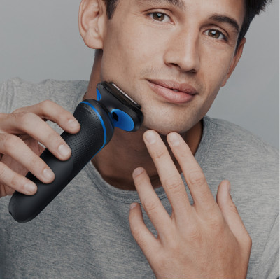 Електробритва Braun Serie 5 51-B1000 Black/Blue (6851747)